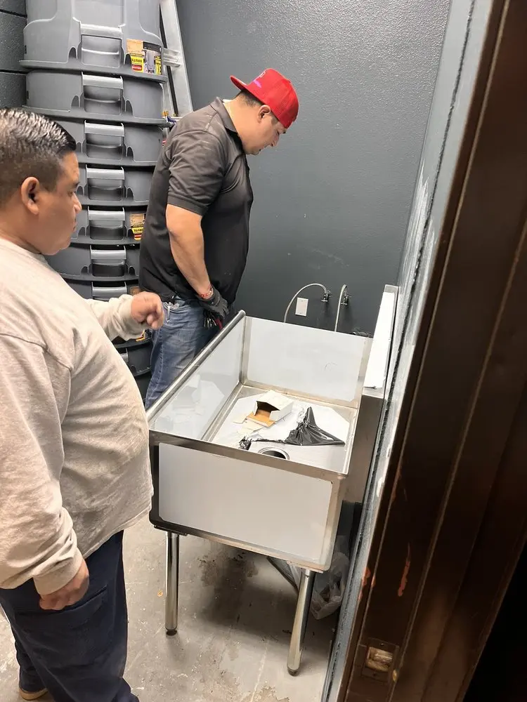Commercial plumbing and sink installation in Stewarts Purchase